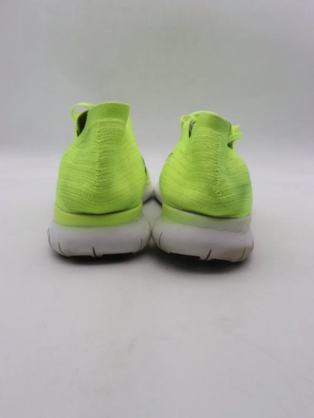 Nike Free RN Flyknit Men's 13 'Medal Stand' Olympics Neon Green Volt 842545-700